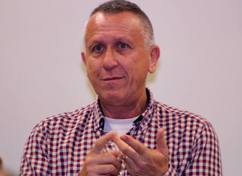 Danilo Pagliaro durante un intervento pubblico